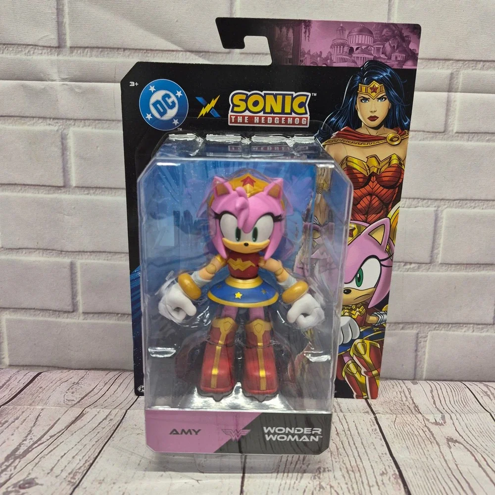DC x Sonic the Hedgehog Amy Rose as Wonder Woman 5